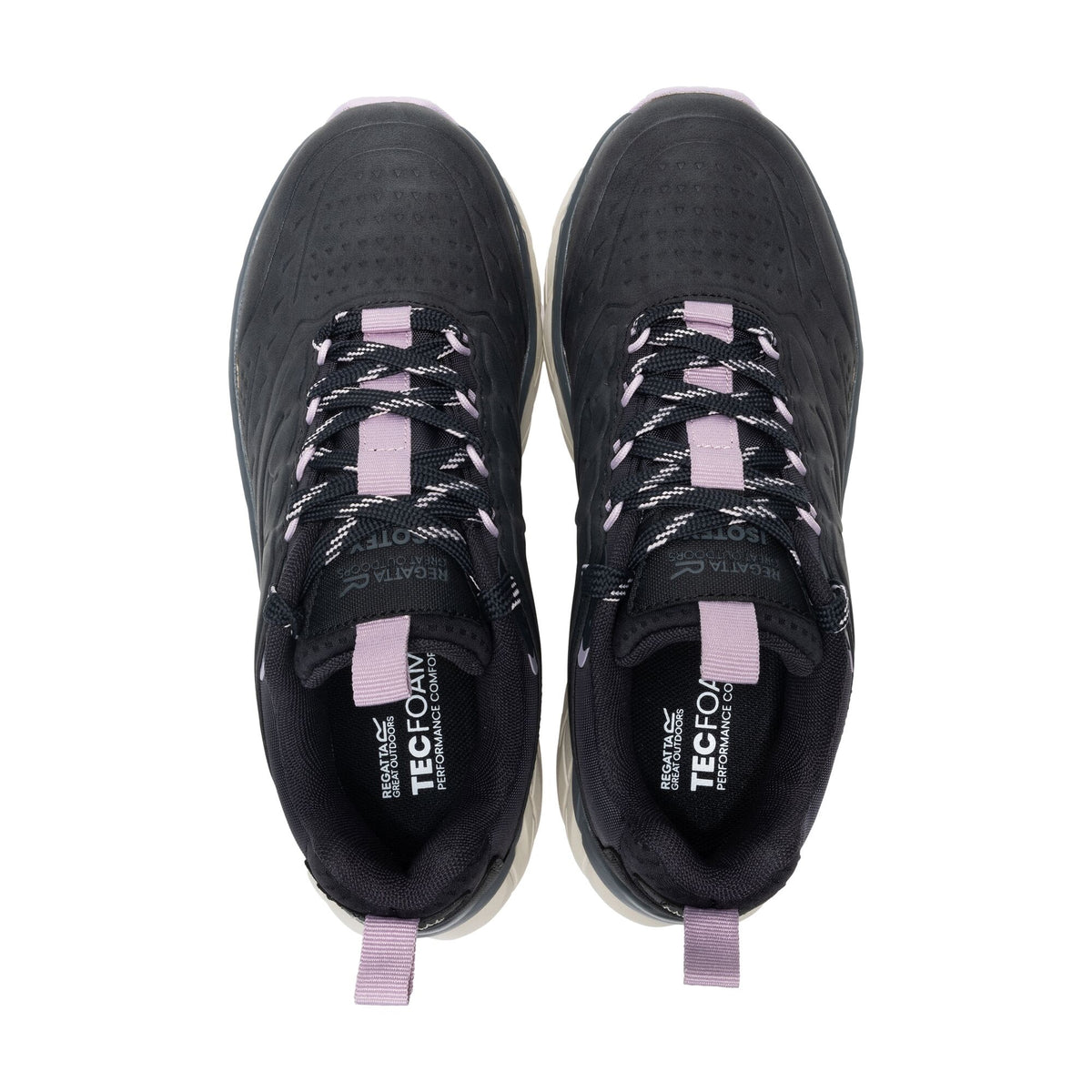 Ash-Powder Lilac - Lifestyle - Regatta Womens-Ladies Derino Low Walking Shoes