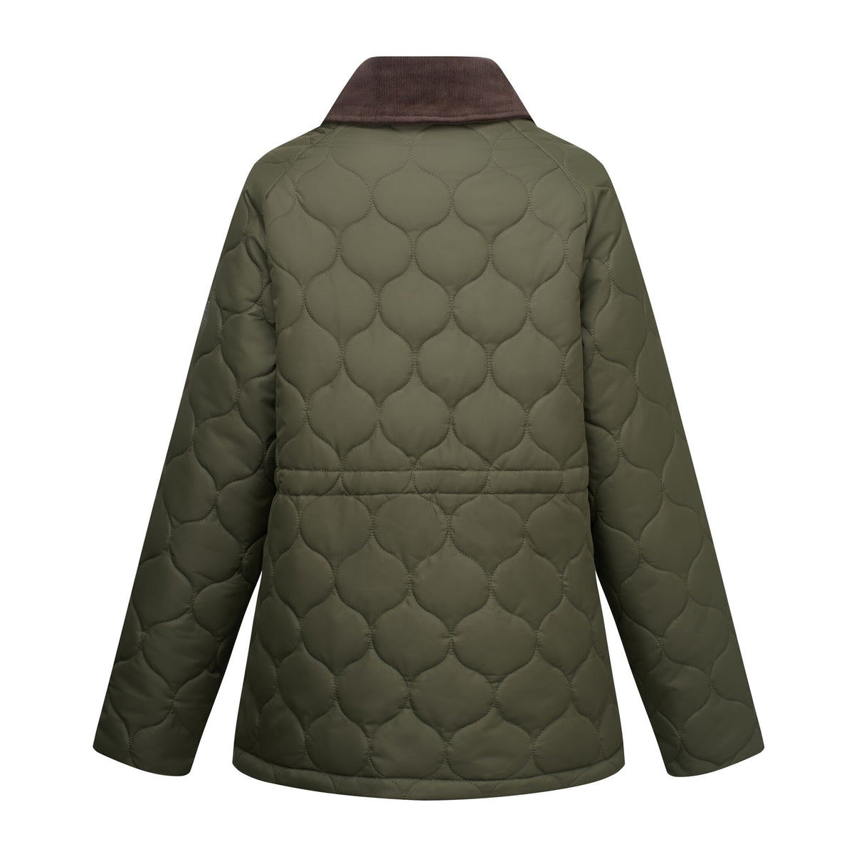 Dark Khaki - Back - Regatta Womens-Ladies Amira Quilted Padded Jacket