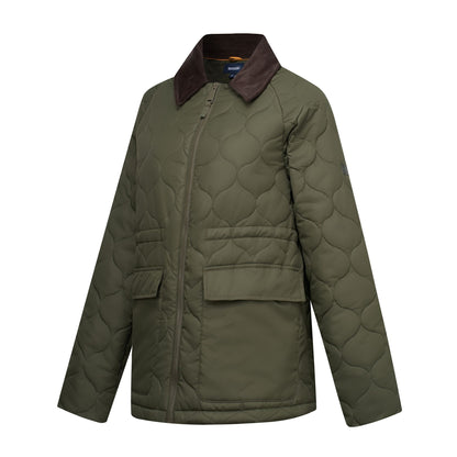 Dark Khaki - Side - Regatta Womens-Ladies Amira Quilted Padded Jacket