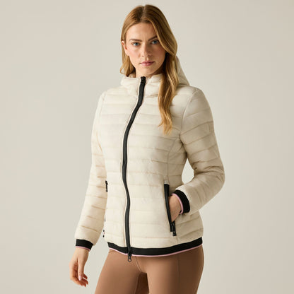 Light Vanilla - Close up - Regatta Womens-Ladies Haile Padded Jacket