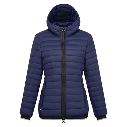Navy - Front - Regatta Womens-Ladies Haile Padded Jacket