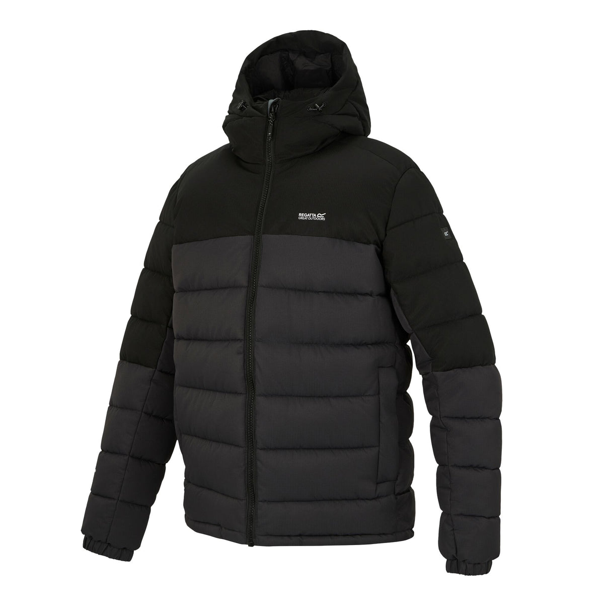 Black - Side - Regatta Mens Aldthorn Padded Jacket