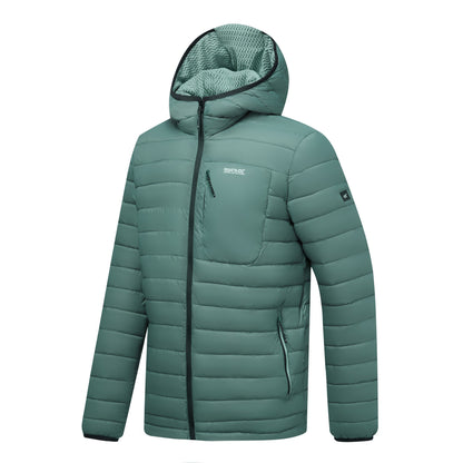 Dark Forest Green-Black - Side - Regatta Mens Lightweight Padded Jacket