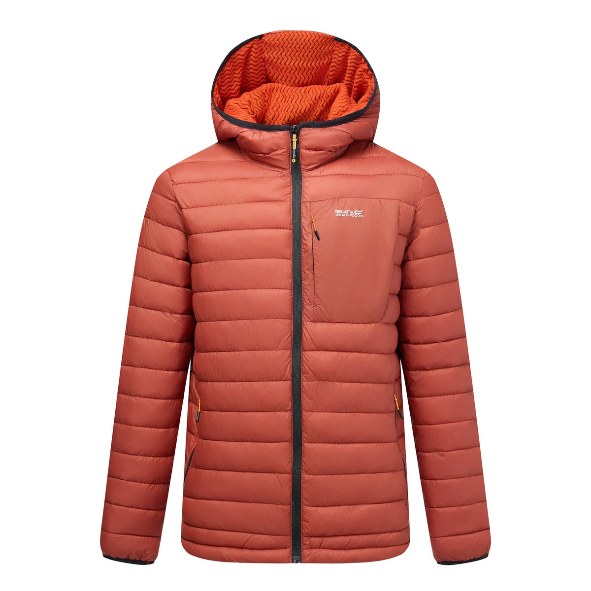 Burnt Henna-Black - Front - Regatta Mens Lightweight Padded Jacket