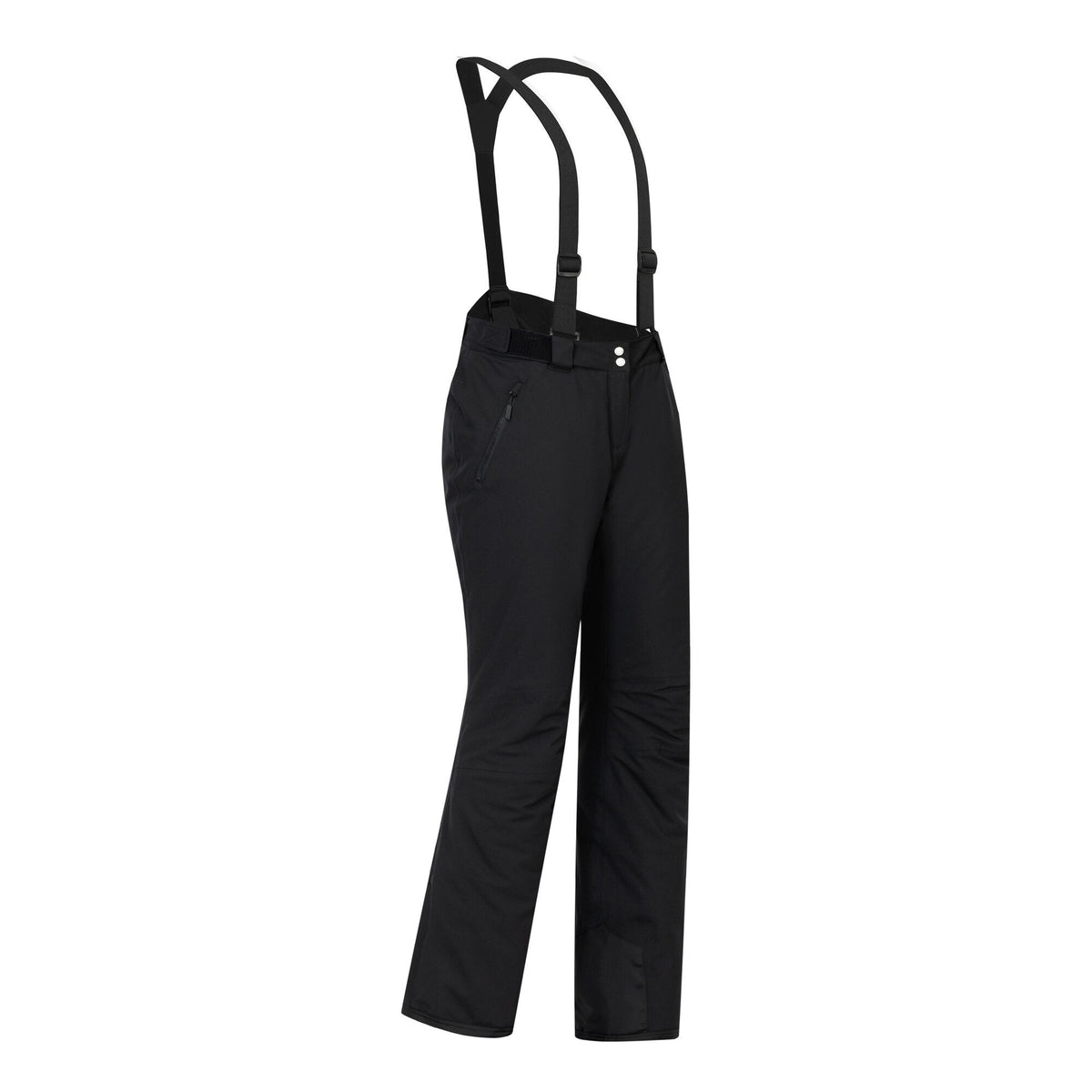 Black - Side - Dare 2B Womens-Ladies Effused II Insulated Ski Trousers