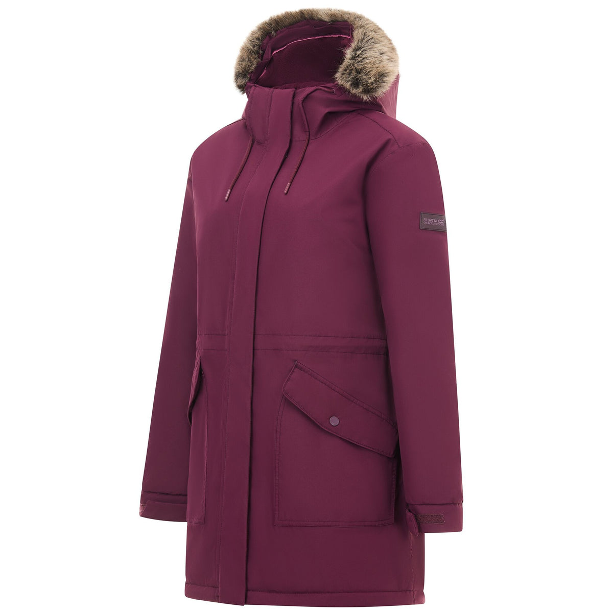 Fig - Side - Regatta Womens-Ladies Sophia Insulated Waterproof Jacket