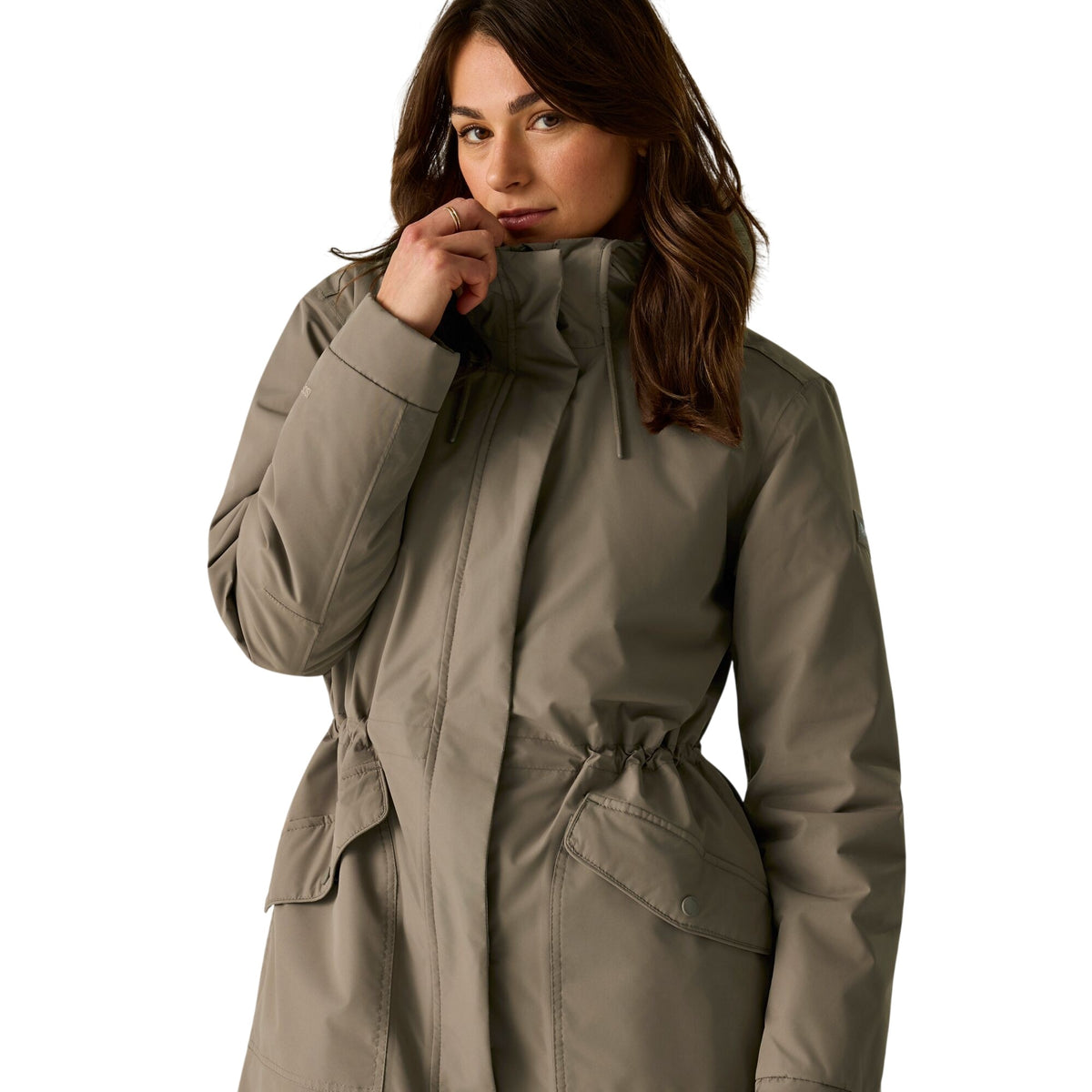 Mocha - Lifestyle - Regatta Womens-Ladies Sophia Insulated Waterproof Jacket
