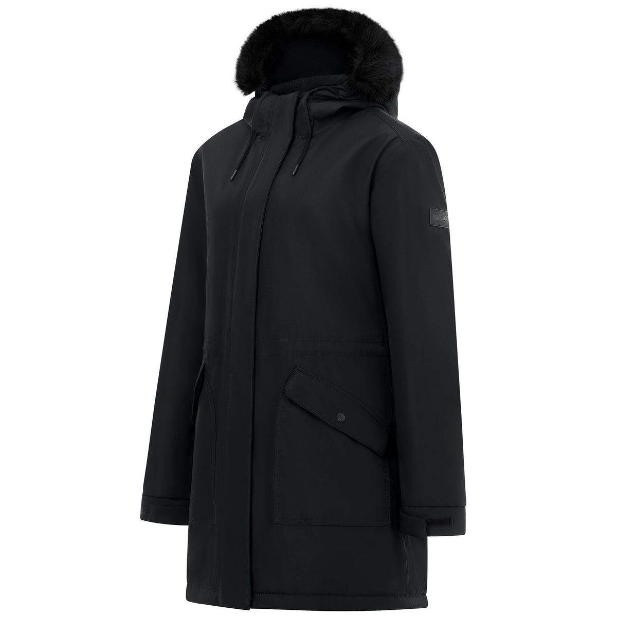 Black - Side - Regatta Womens-Ladies Sophia Insulated Waterproof Jacket