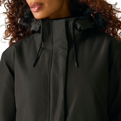 Black - Lifestyle - Regatta Womens-Ladies Sophia Insulated Waterproof Jacket