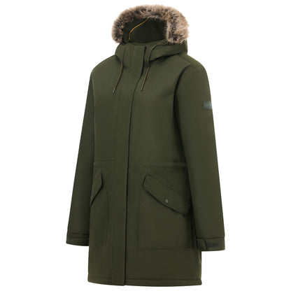 Dark Khaki - Side - Regatta Womens-Ladies Sophia Insulated Waterproof Jacket