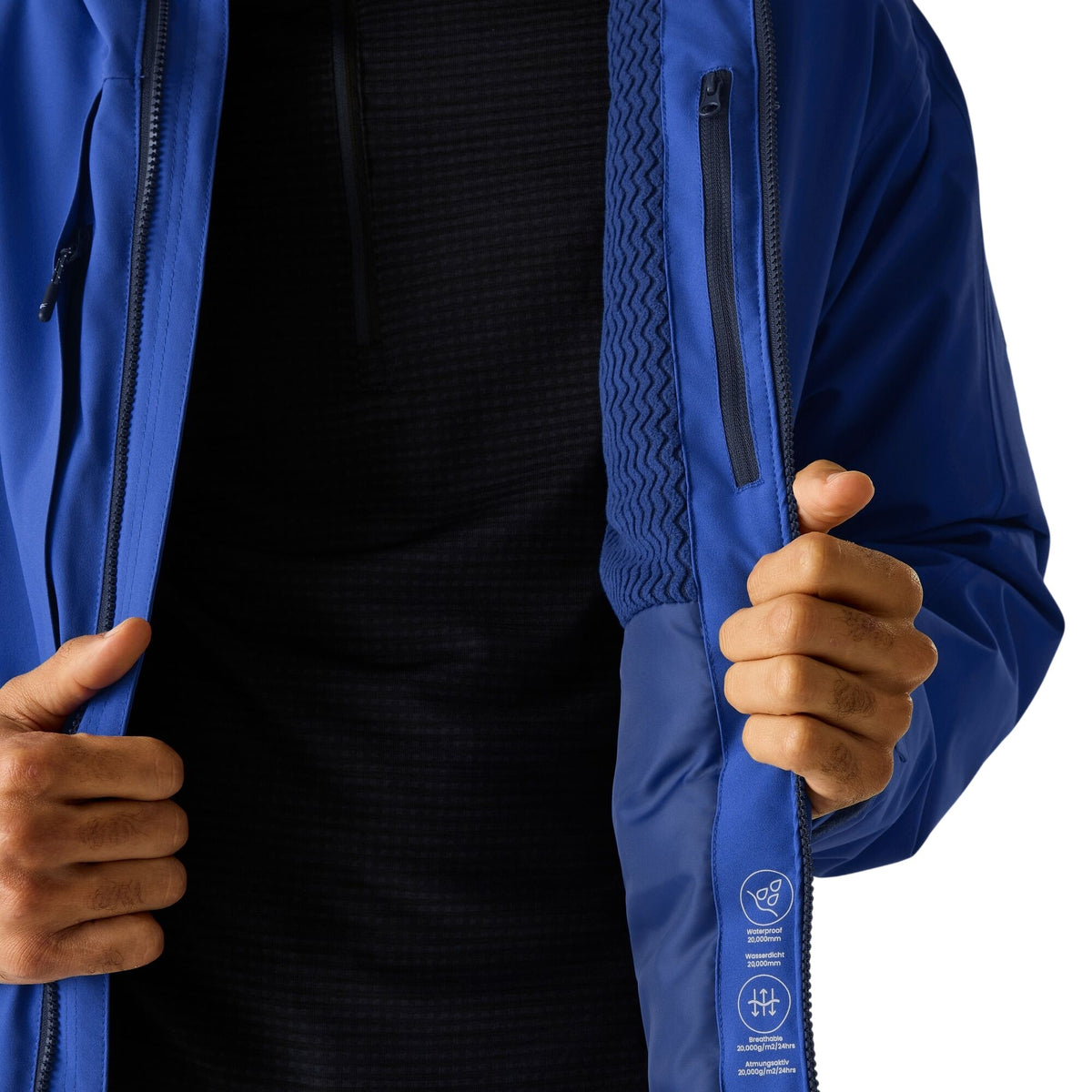 Aviator Blue - Pack Shot - Regatta Mens Maltrek Insulated Waterproof Jacket