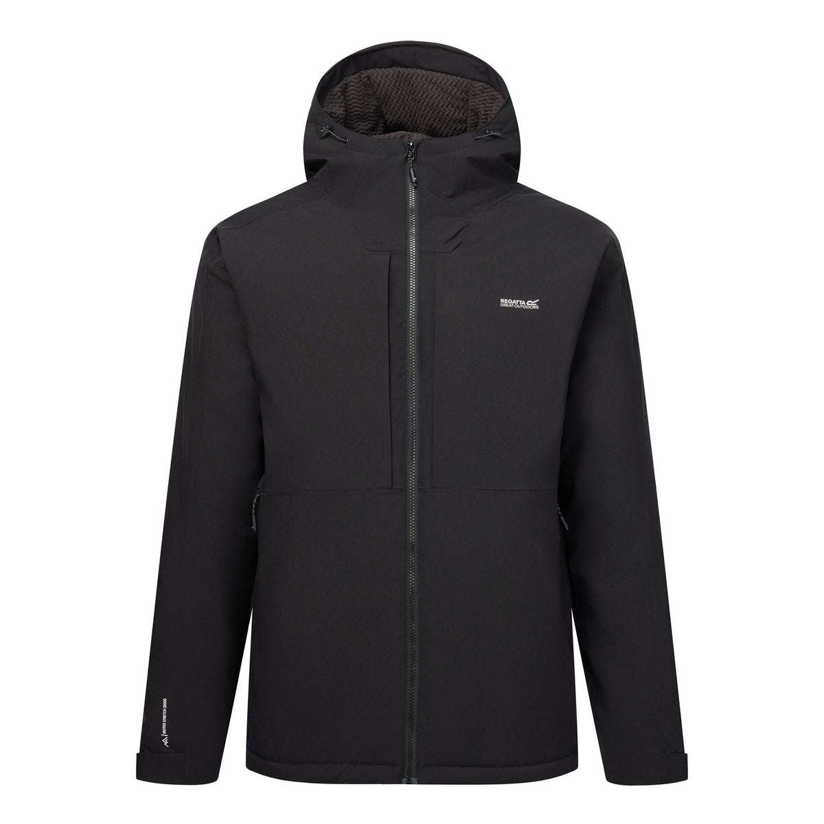 Black - Front - Regatta Mens Maltrek Insulated Waterproof Jacket