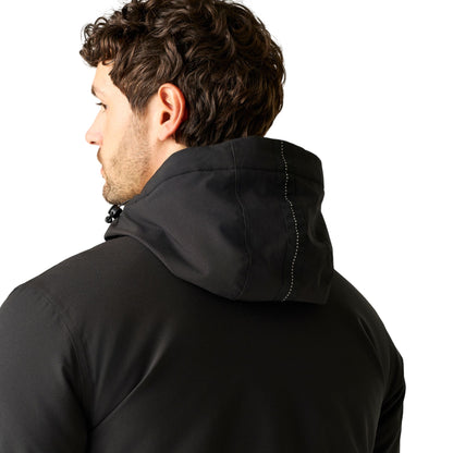 Black - Pack Shot - Regatta Mens Evander Insulated Waterproof Jacket
