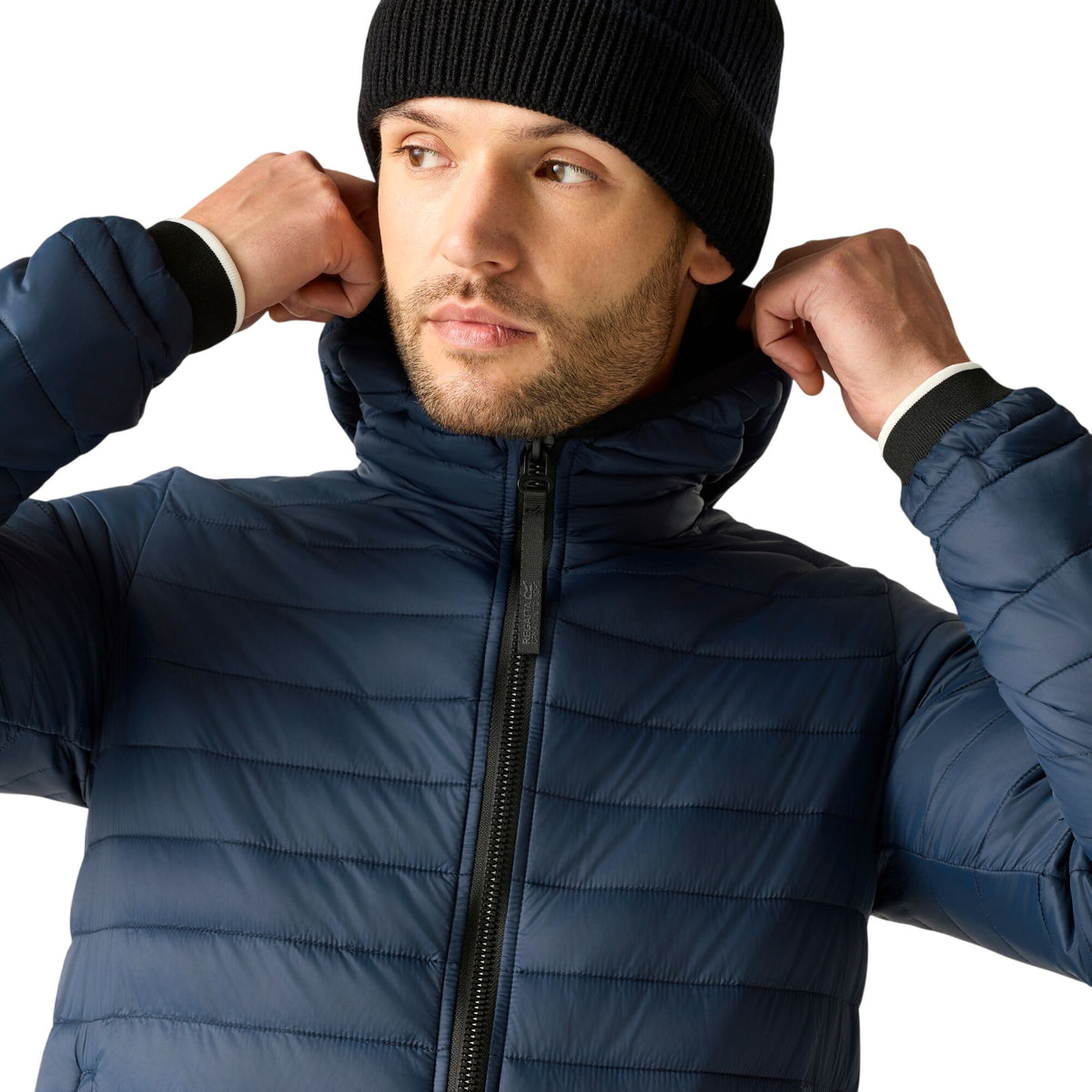 Navy - Lifestyle - Regatta Mens Haile Padded Jacket