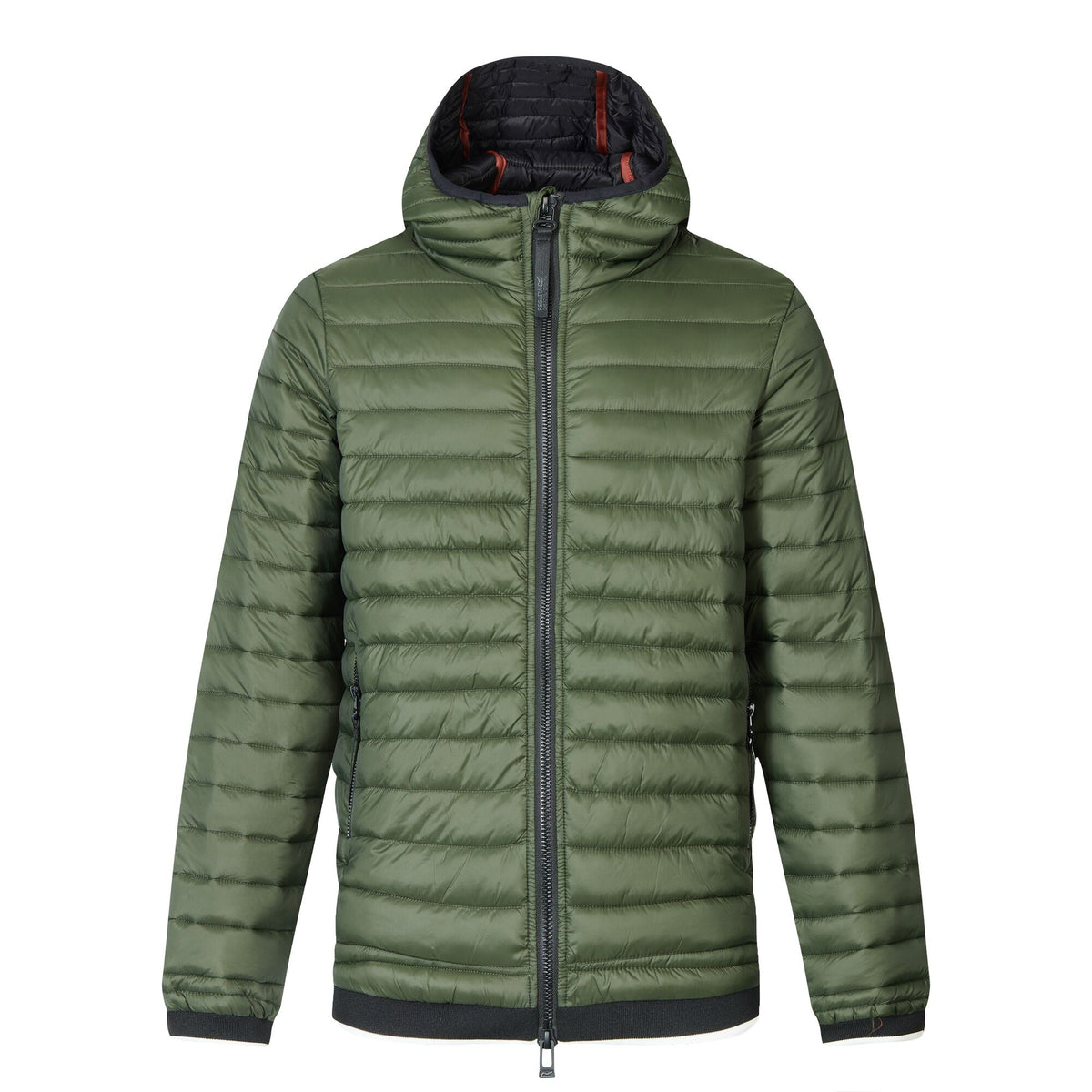 Dark Khaki - Front - Regatta Mens Haile Padded Jacket
