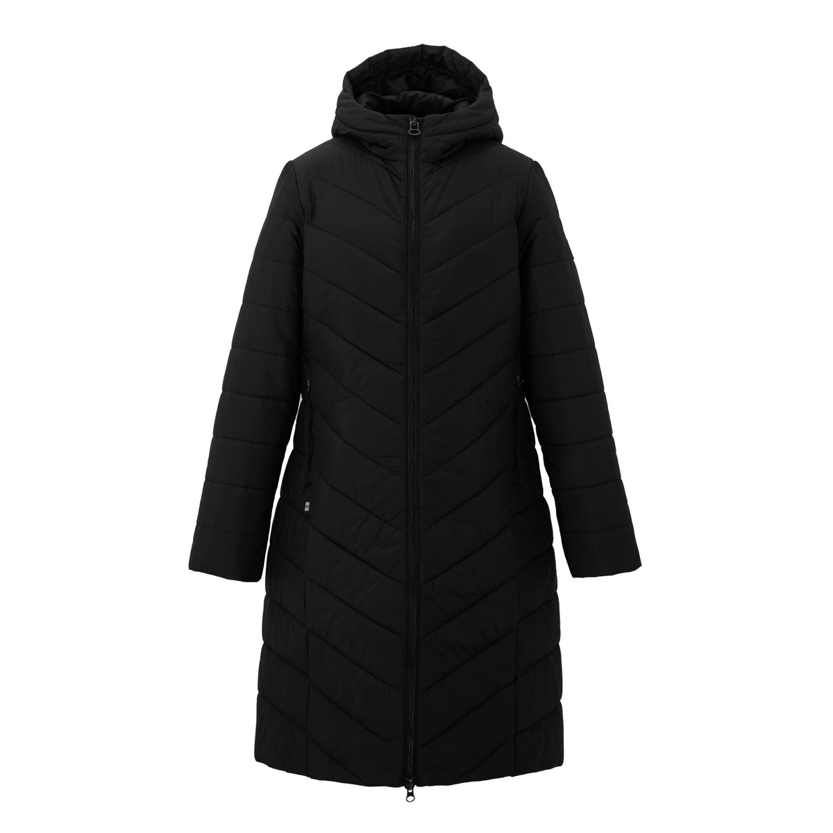 Black - Front - Regatta Womens-Ladies Adela Padded Jacket