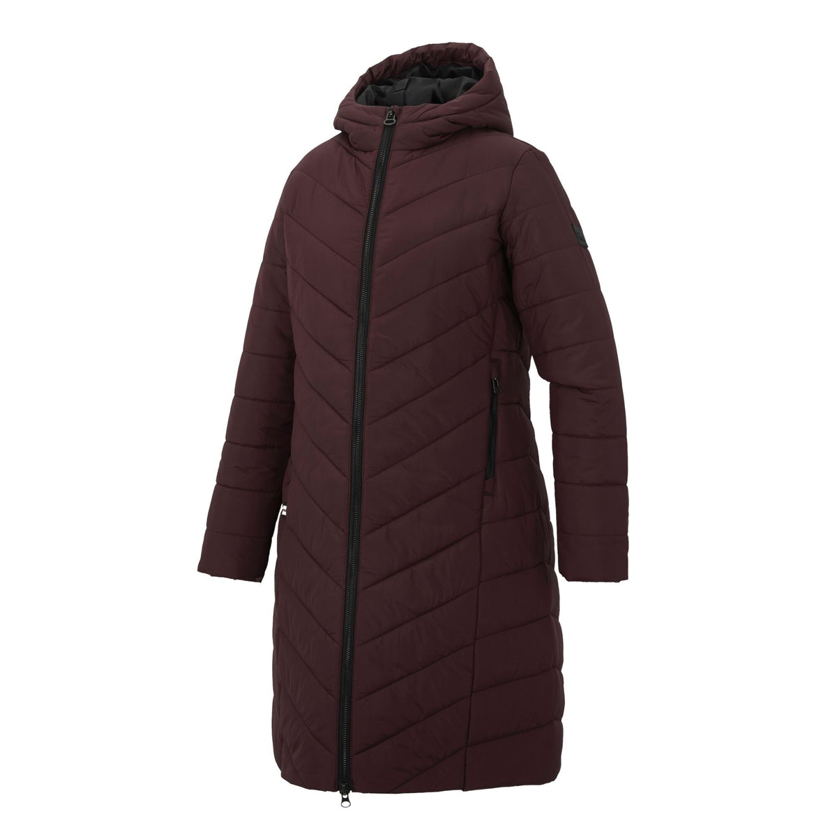 Burgundy - Side - Regatta Womens-Ladies Adela Padded Jacket
