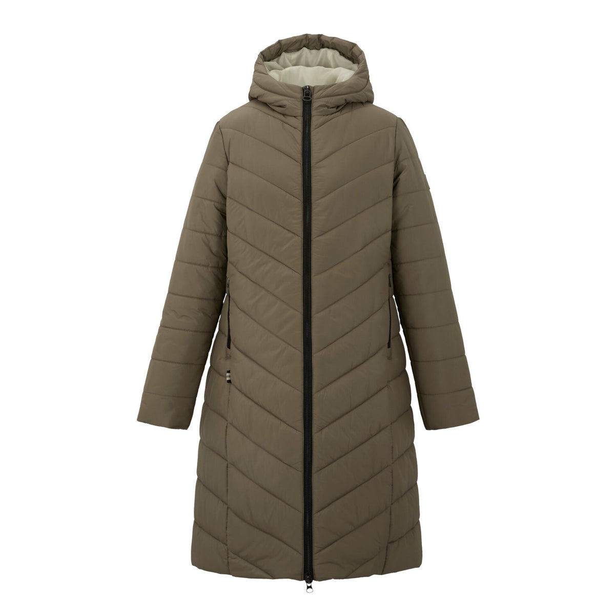 Mocha-Light Vanilla - Front - Regatta Womens-Ladies Adela Padded Jacket