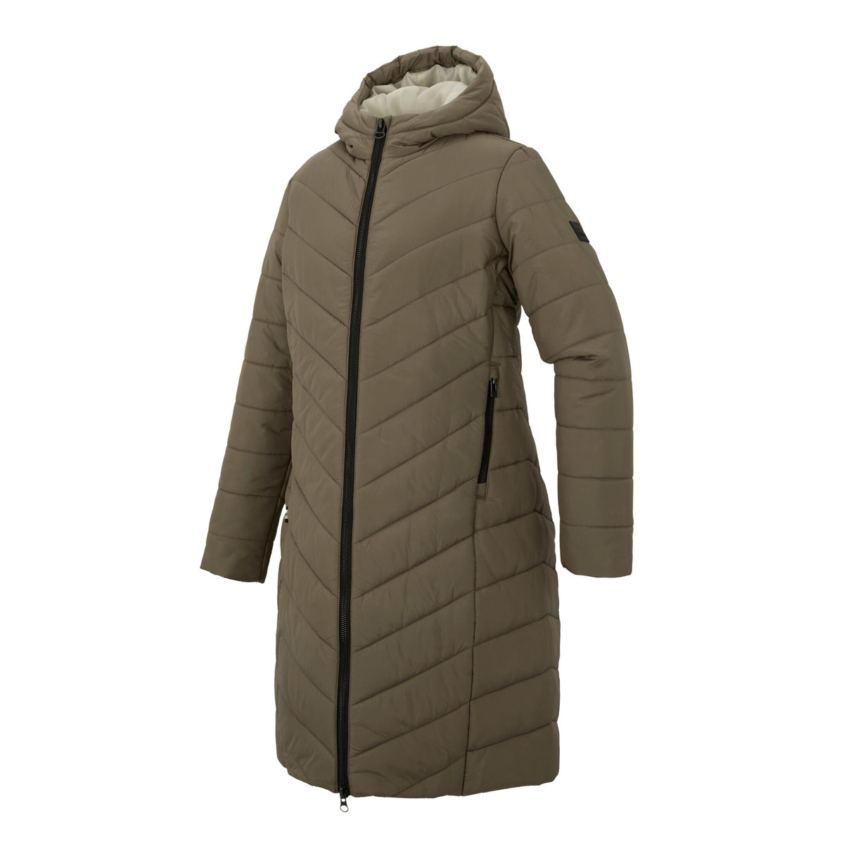 Mocha-Light Vanilla - Side - Regatta Womens-Ladies Adela Padded Jacket