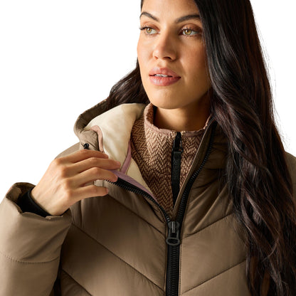 Mocha-Light Vanilla - Lifestyle - Regatta Womens-Ladies Adela Padded Jacket