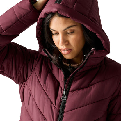Burgundy - Lifestyle - Regatta Womens-Ladies Adela Padded Jacket
