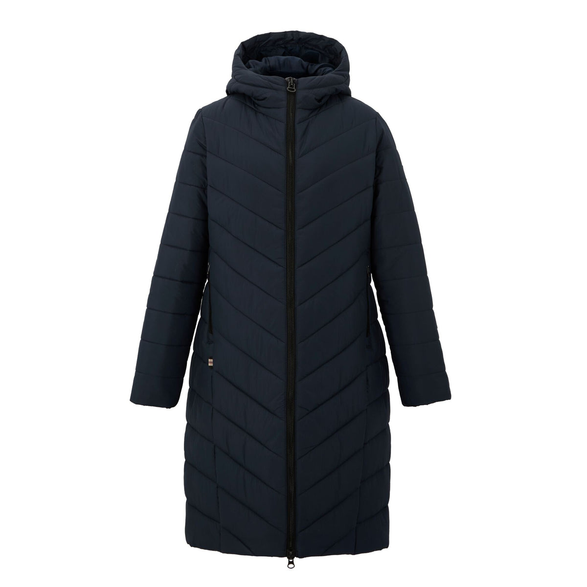 Navy - Front - Regatta Womens-Ladies Adela Padded Jacket