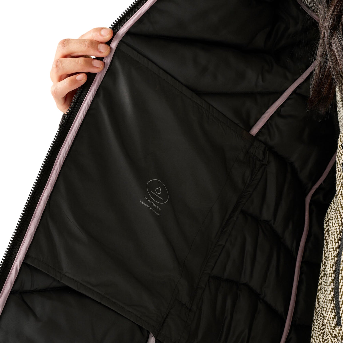 Navy - Pack Shot - Regatta Womens-Ladies Adela Padded Jacket