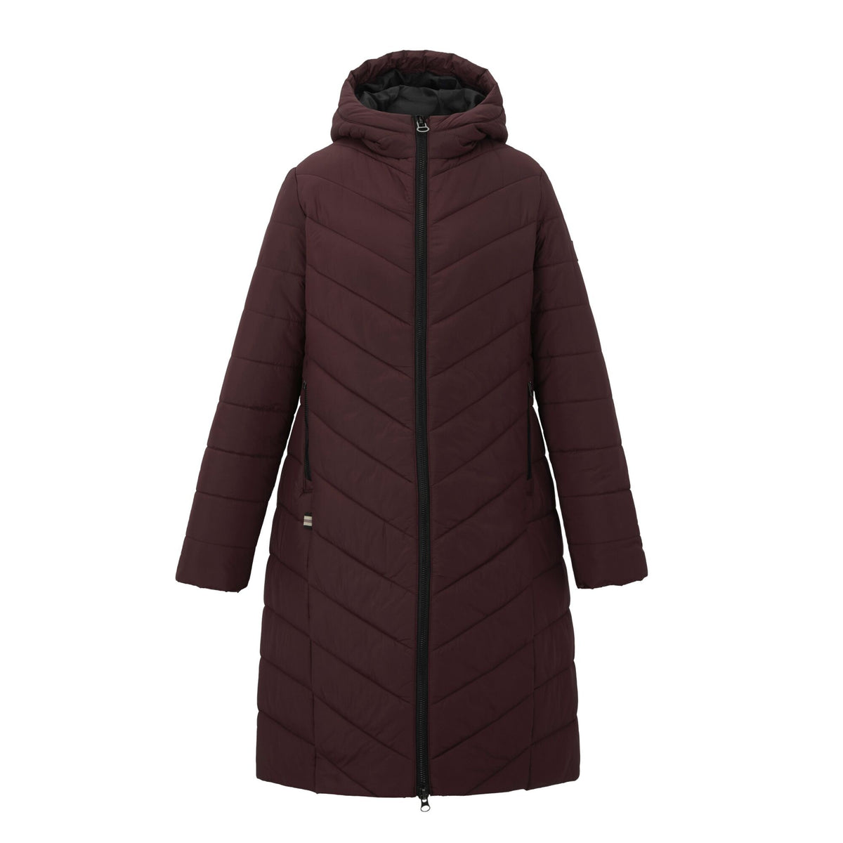 Burgundy - Front - Regatta Womens-Ladies Adela Padded Jacket