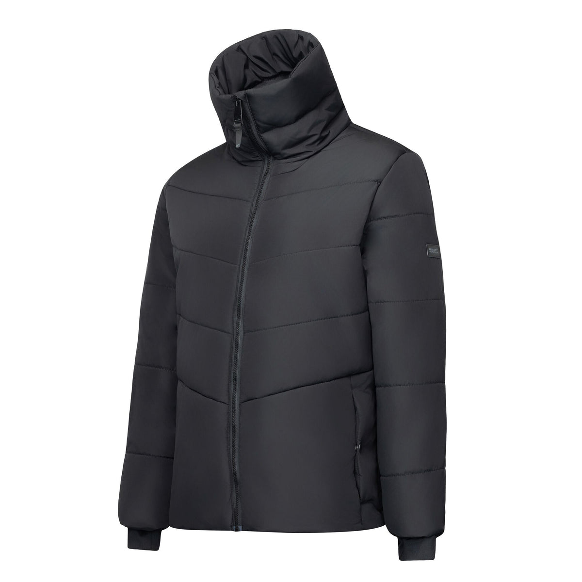 Black - Side - Regatta Womens-Ladies Amelle Padded Jacket