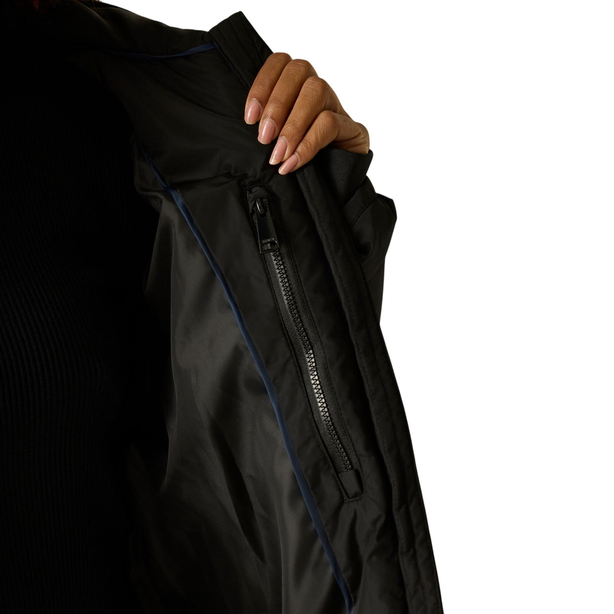 Black - Pack Shot - Regatta Womens-Ladies Amelle Padded Jacket