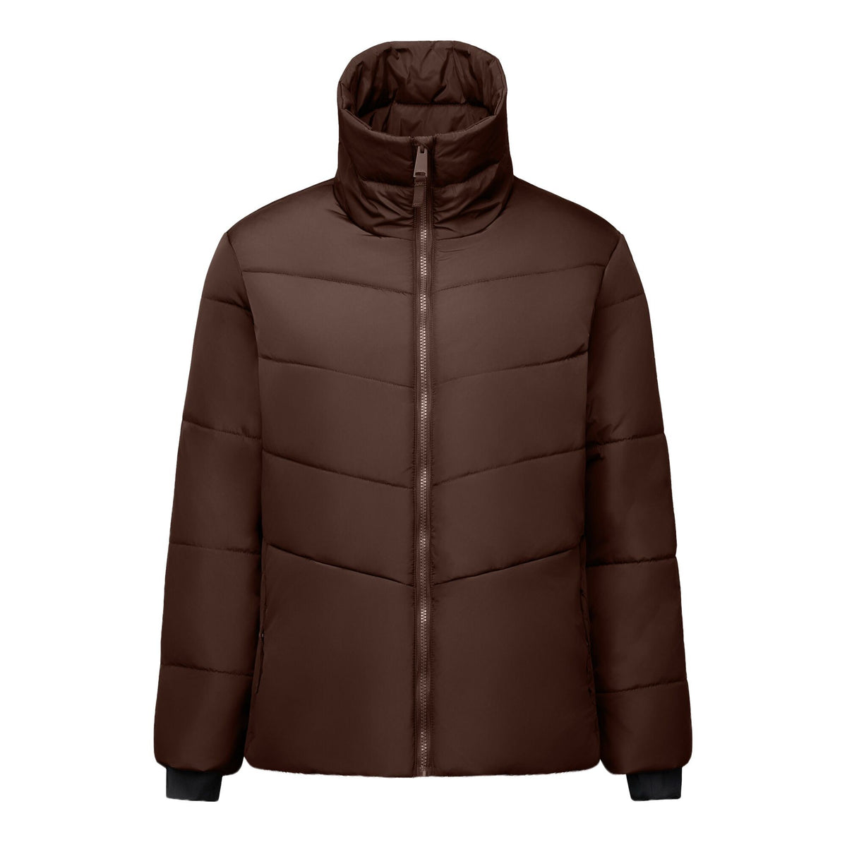 Dark Cherry - Front - Regatta Womens-Ladies Amelle Padded Jacket