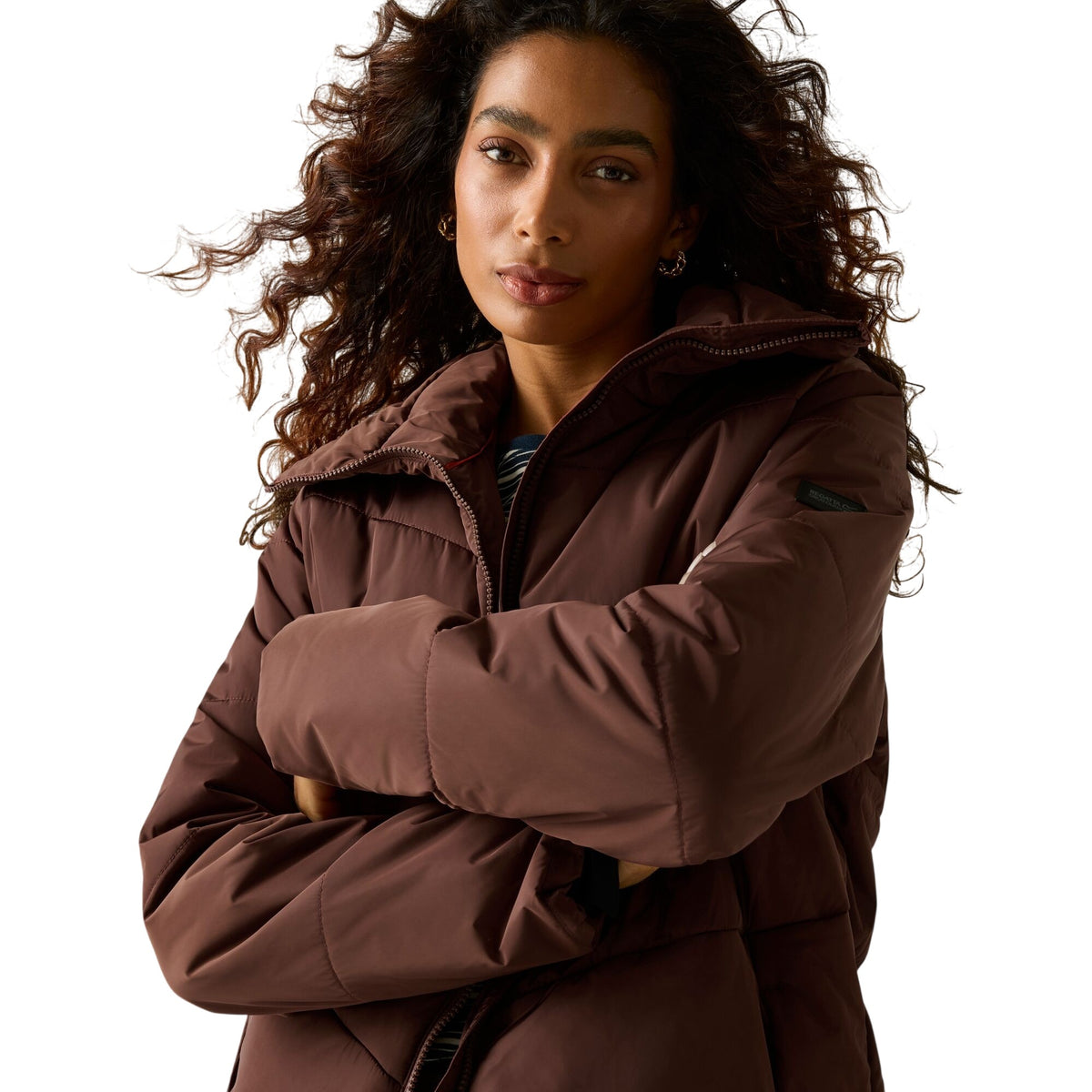 Dark Cherry - Lifestyle - Regatta Womens-Ladies Amelle Padded Jacket