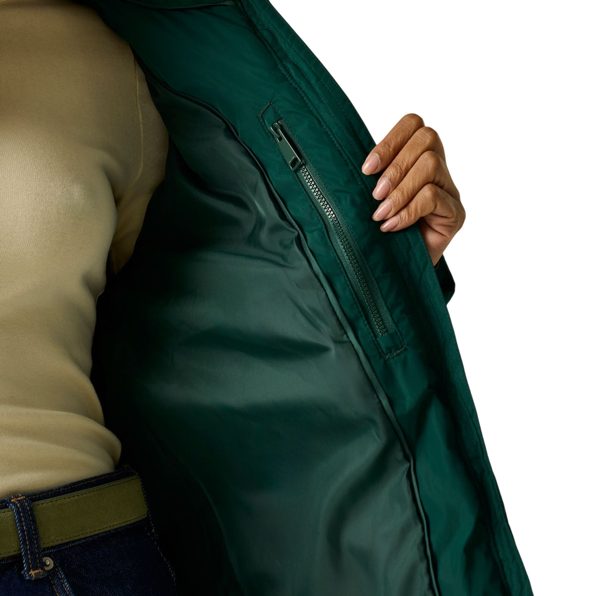 Deep Pine - Pack Shot - Regatta Womens-Ladies Amelle Padded Jacket