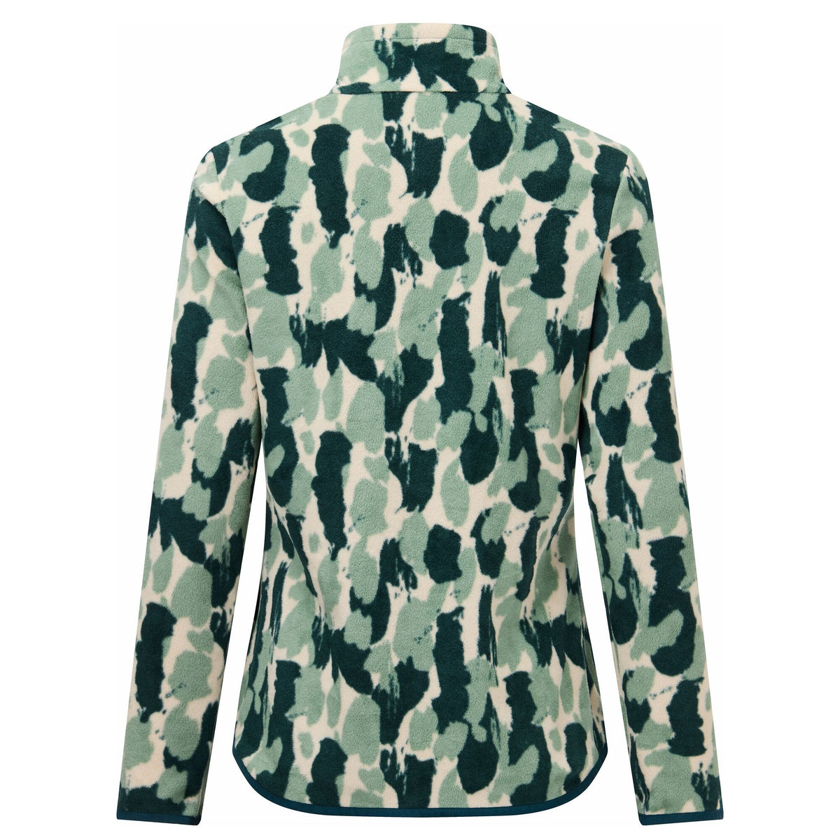 Deep Pine - Back - Regatta Womens-Ladies Margot Brush Stroke Quarter Zip Fleece Top