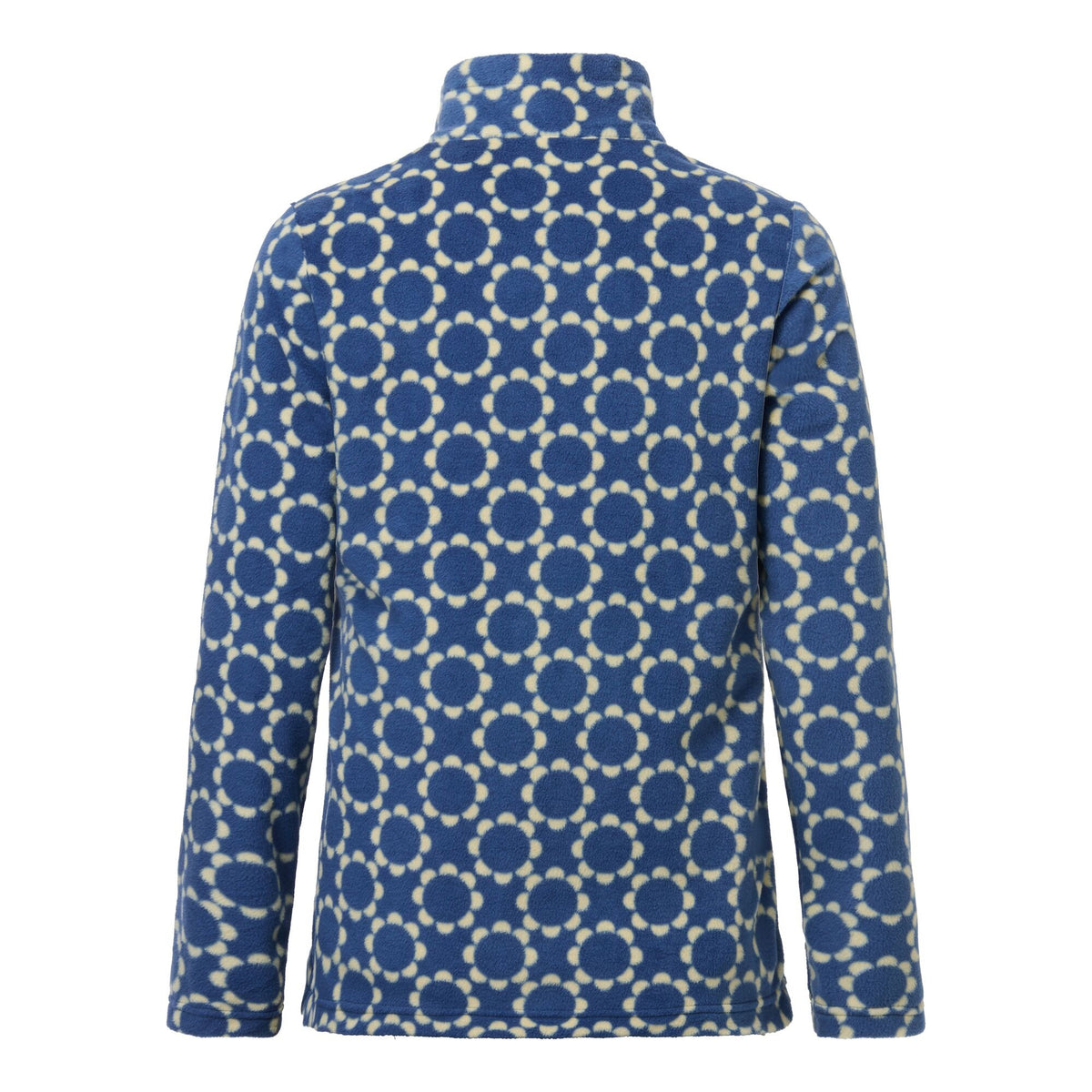 Blue - Back - Regatta Womens-Ladies Orla Kelly Daisy Hoop Quarter Zip Fleece Top