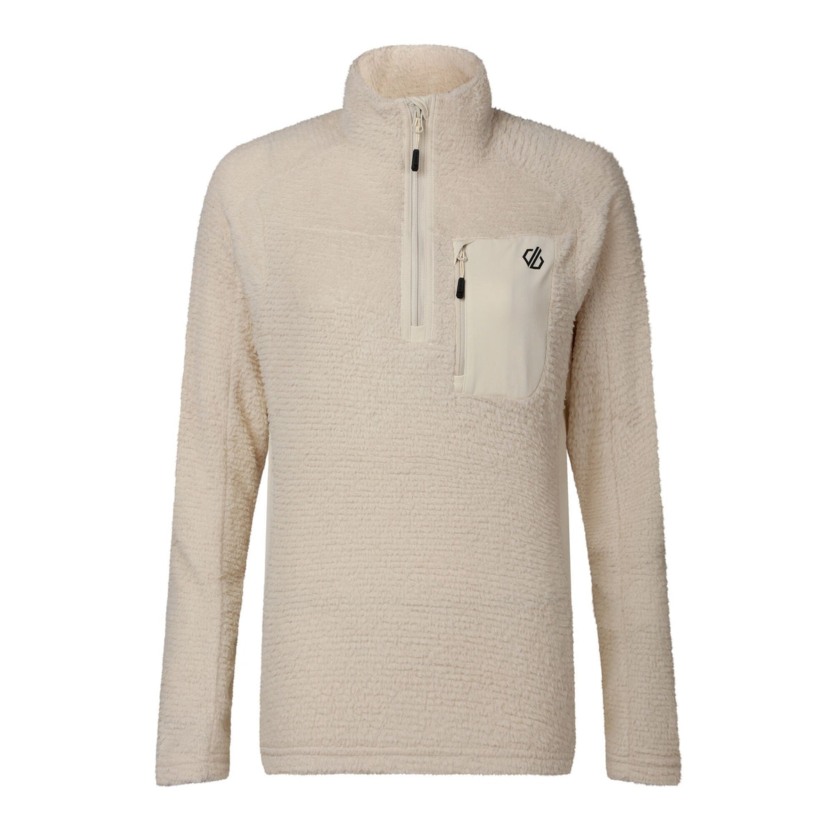 Almond Milk - Front - Dare 2B Womens-Ladies Levitate Technical Half Zip Fleece Jacket