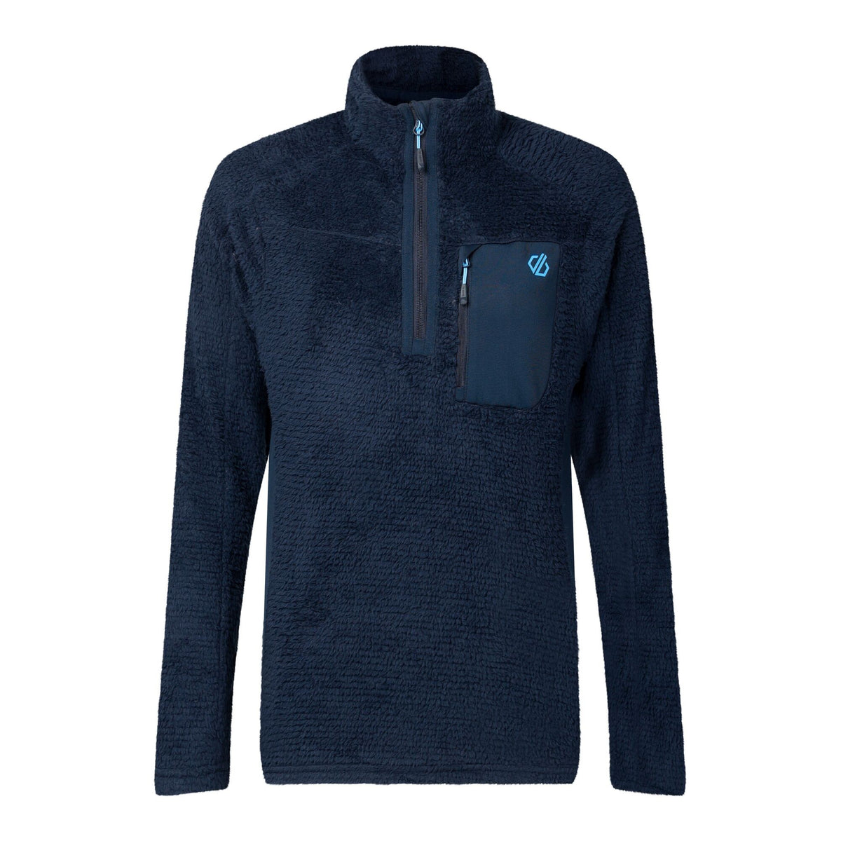 Navy - Front - Dare 2B Womens-Ladies Levitate Technical Half Zip Fleece Jacket