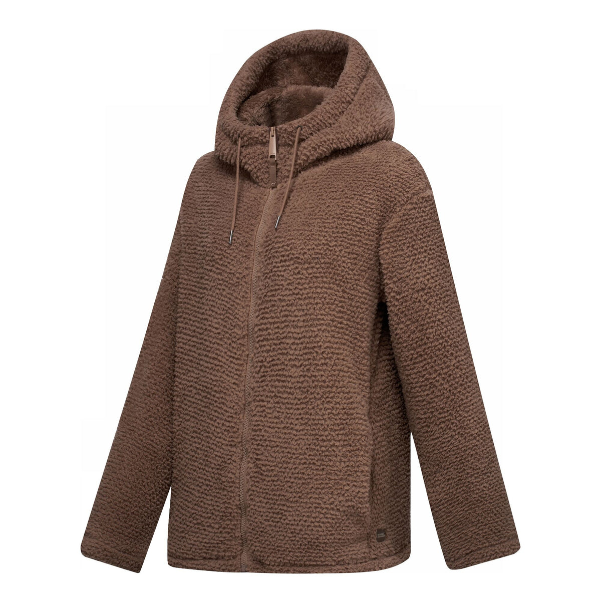 Mocha - Side - Regatta Womens-Ladies Evelina Full Zip Fleece Jacket
