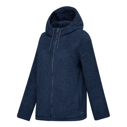Navy - Side - Regatta Womens-Ladies Evelina Full Zip Fleece Jacket