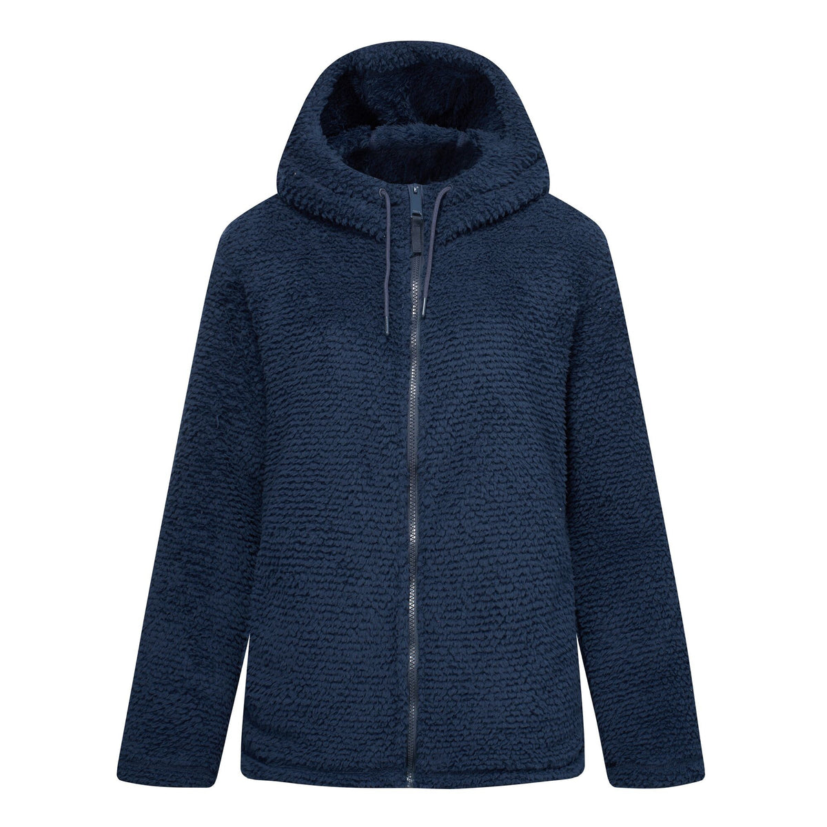 Navy - Front - Regatta Womens-Ladies Evelina Full Zip Fleece Jacket