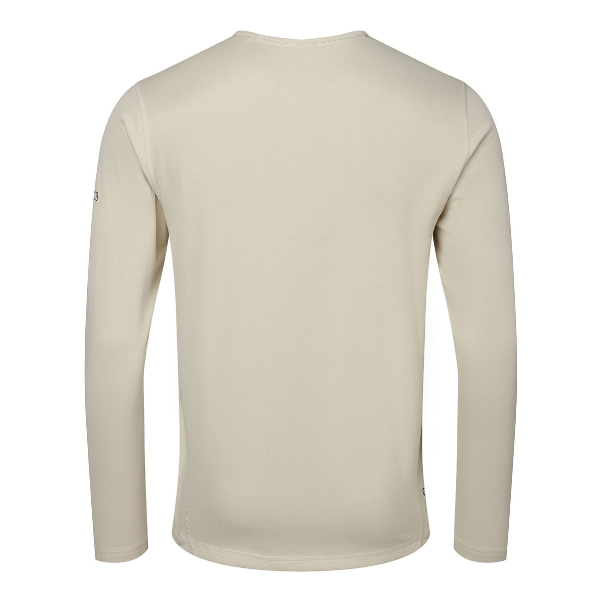 Almond Milk - Back - Dare 2B Mens Ventura Grid Crew Neck Fleece Top