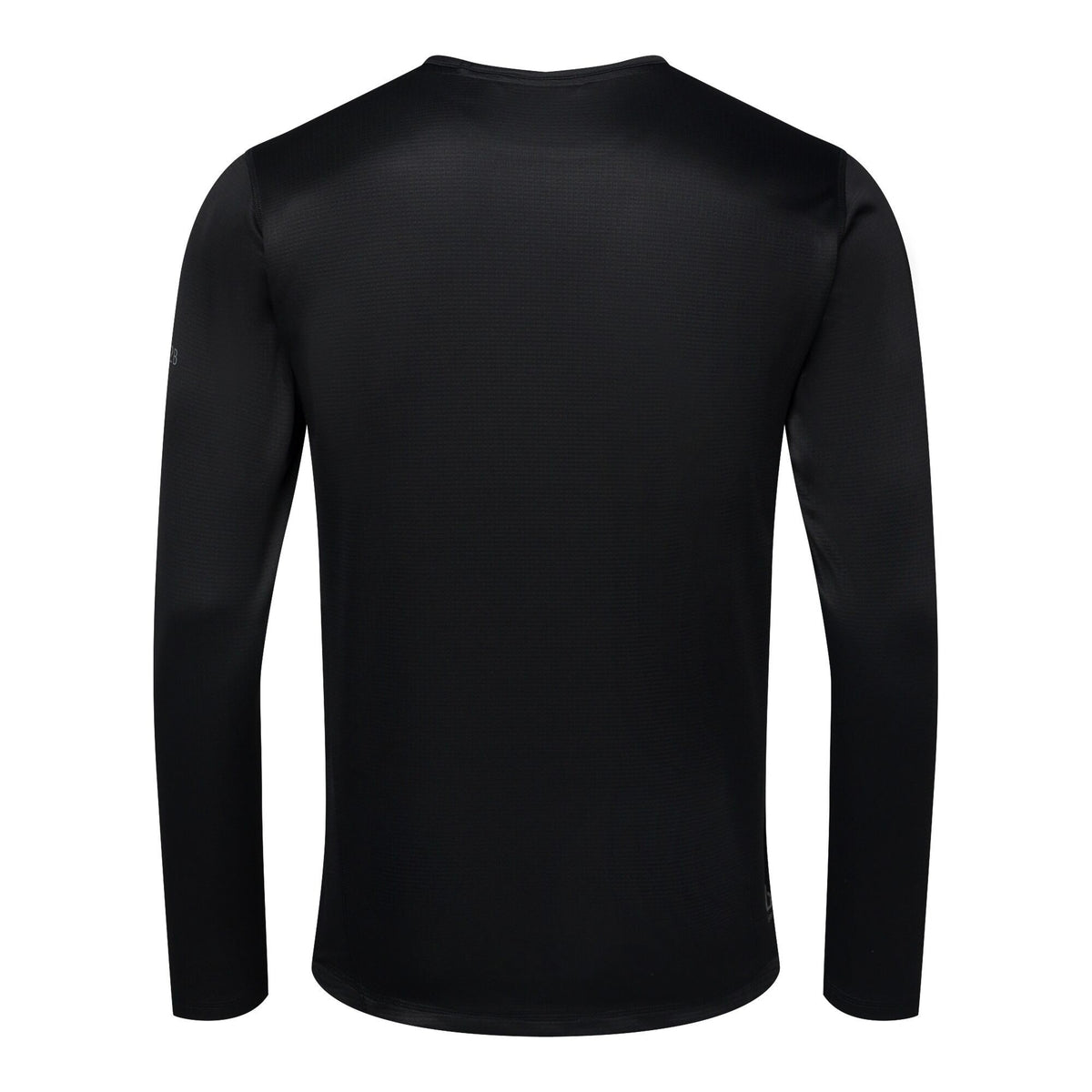 Black - Back - Dare 2B Mens Ventura Grid Crew Neck Fleece Top