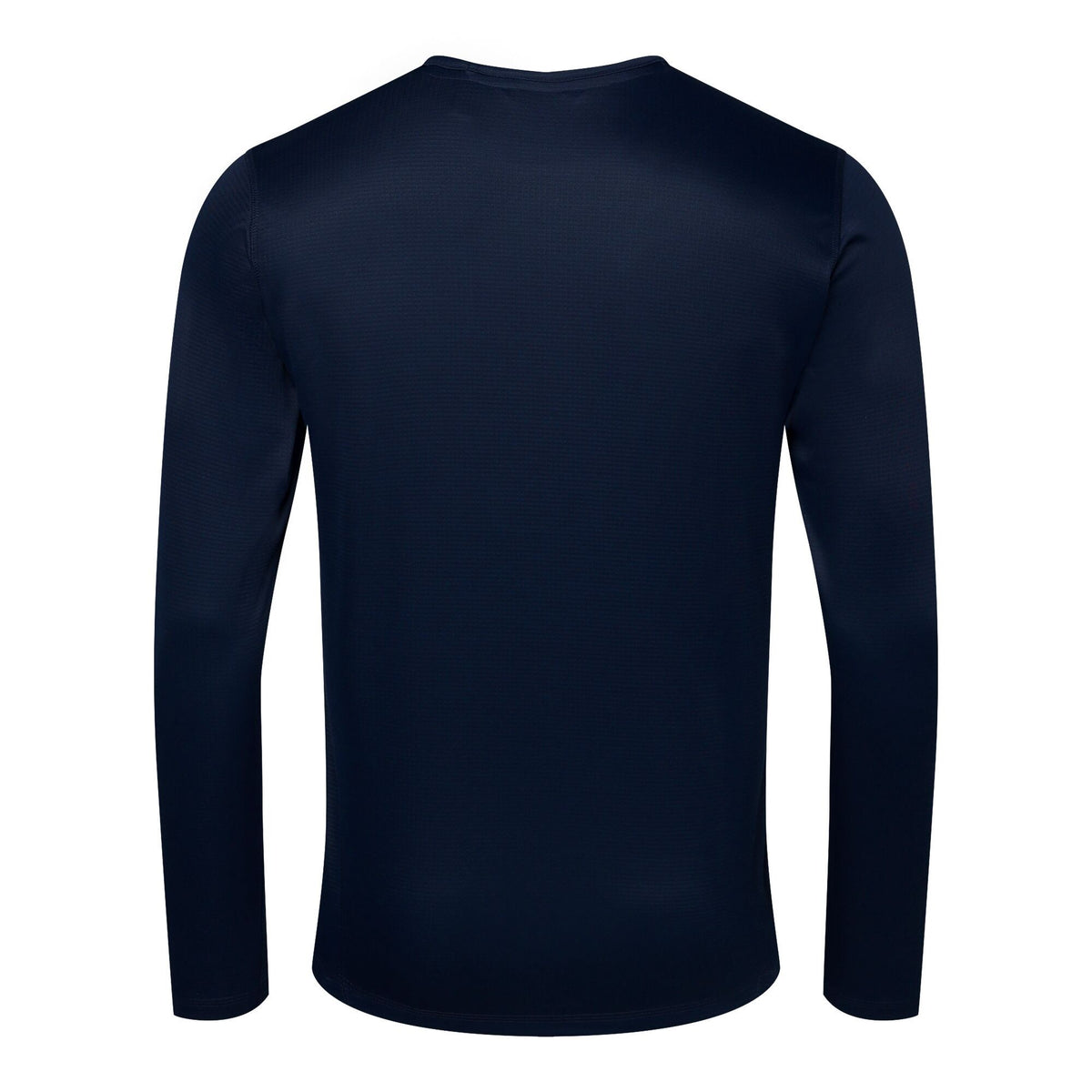 Navy - Back - Dare 2B Mens Ventura Grid Crew Neck Fleece Top