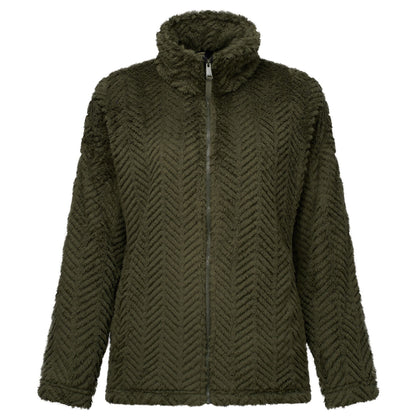 Dark Khaki - Front - Regatta Womens-Ladies Ayana Full Zip Fleece Jacket