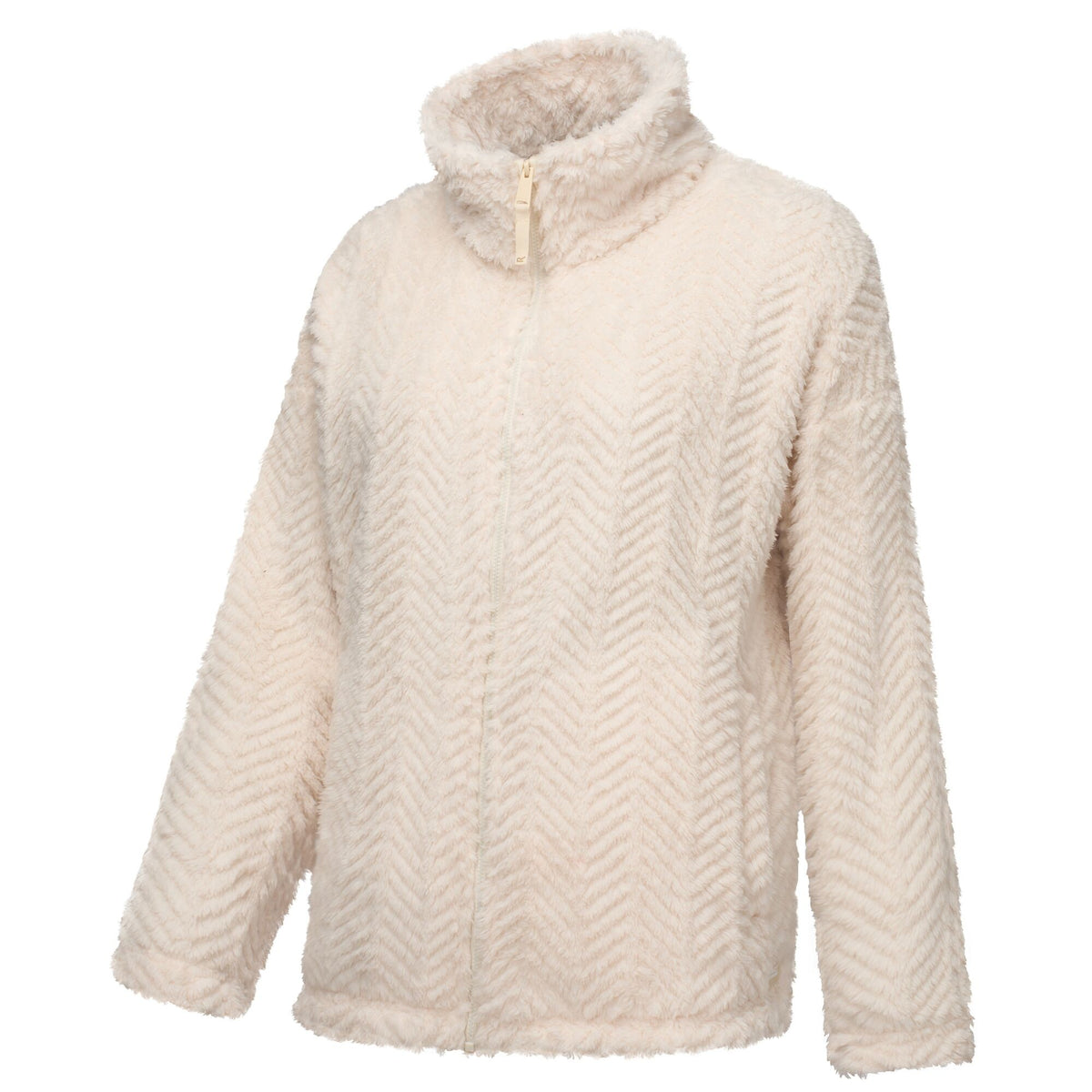 Light Vanilla - Side - Regatta Womens-Ladies Ayana Full Zip Fleece Jacket