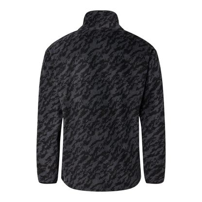 Black - Back - Dare 2B Mens Marble Quarter Zip Fleece Top