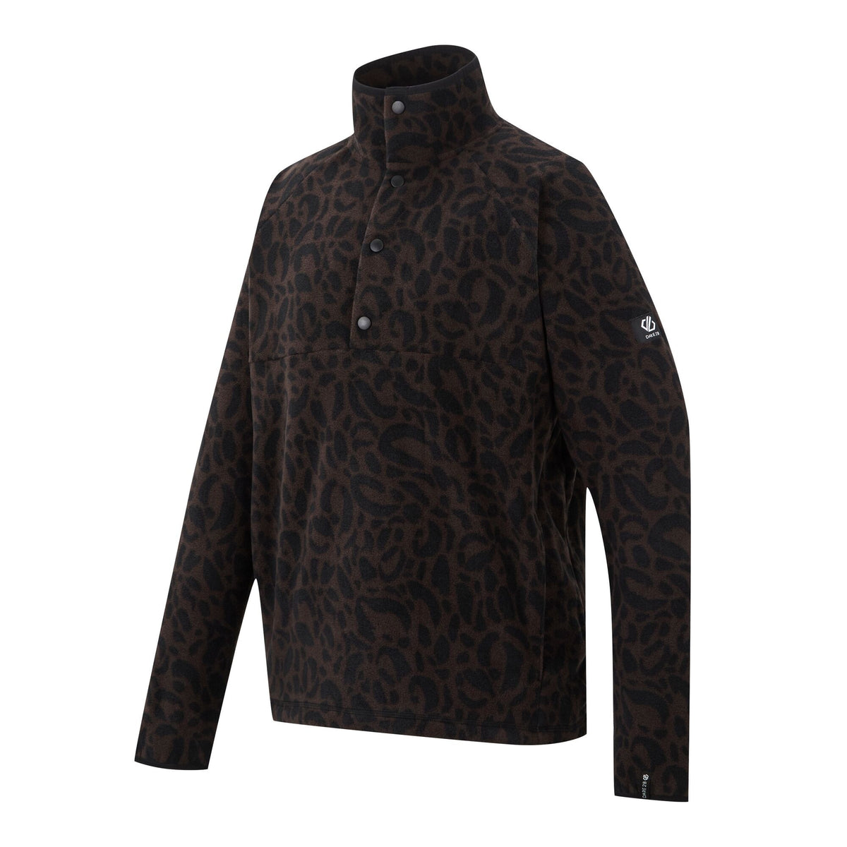Hot Fudge - Side - Dare 2B Womens-Ladies Leopard Print Fleece Top