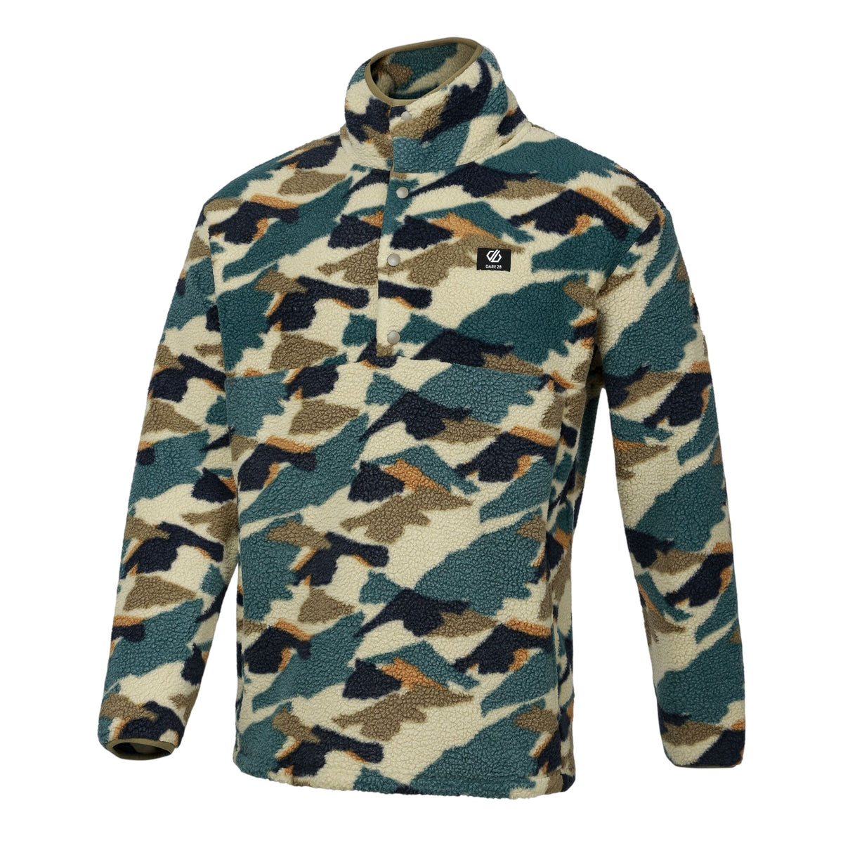 Mediterranea - Front - Dare 2B Mens Mountain Borg Quarter Zip Fleece Top