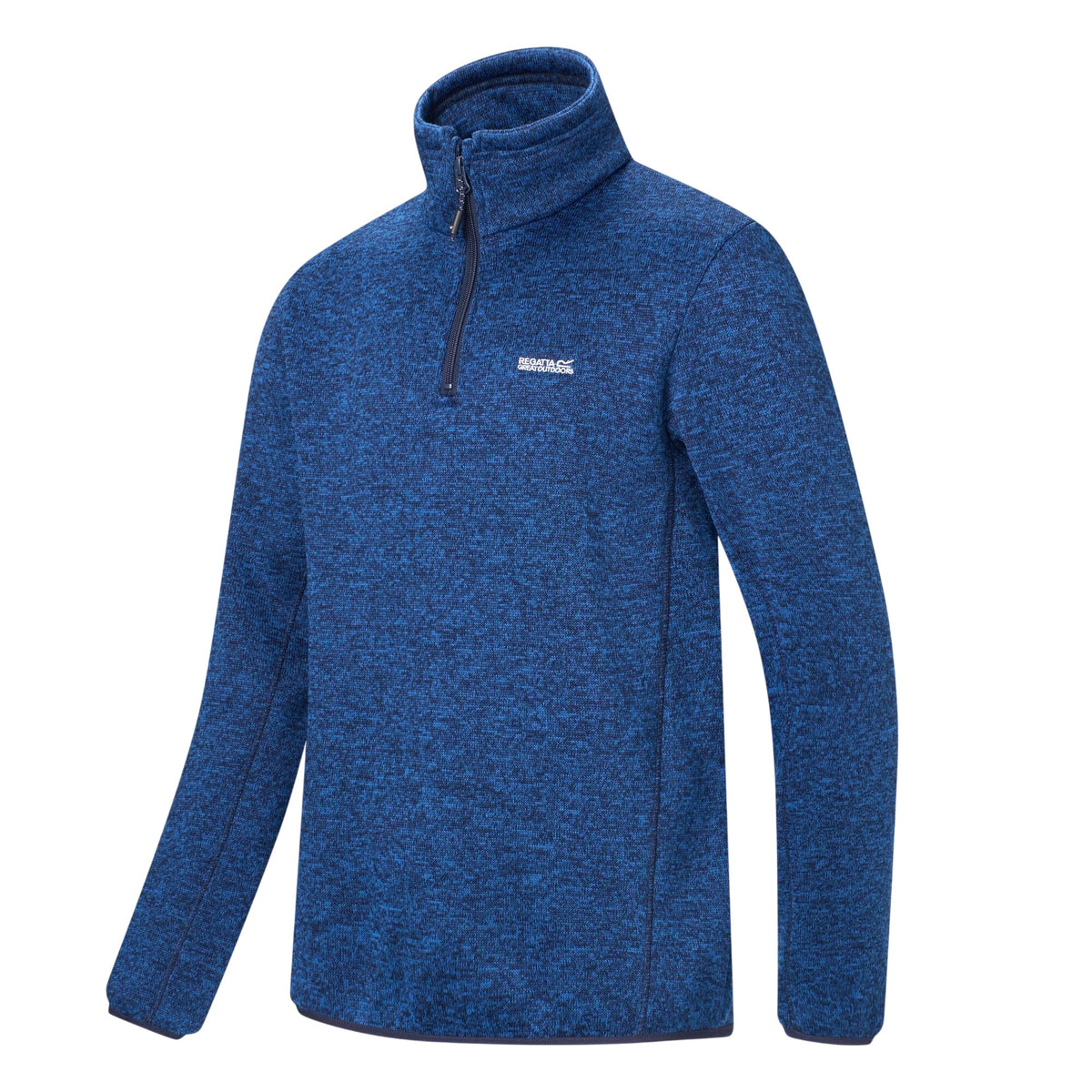 Aviator Blue - Side - Regatta Mens Newhill Half Zip Fleece Top