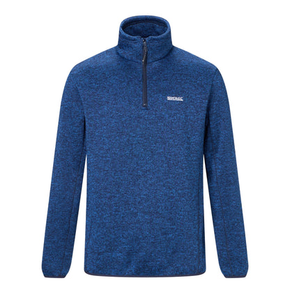 Aviator Blue - Front - Regatta Mens Newhill Half Zip Fleece Top